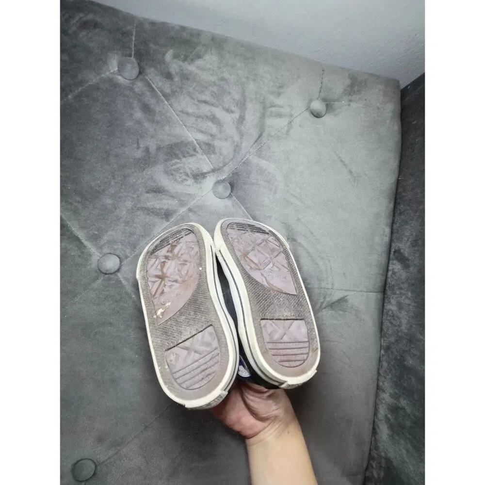 Converse Kids Black and White High-Top Sneakers 7
